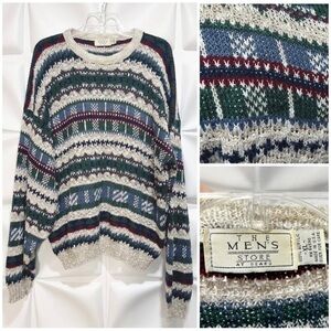Vintage The Men's Store at Sears Mens Sz XL Acrylic Sweater USA Crosby Coogi